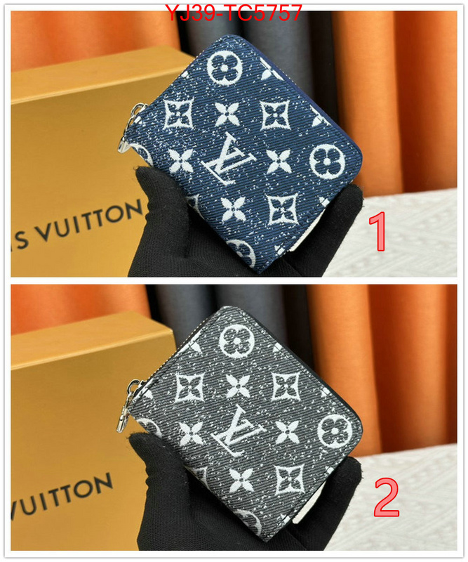 LV Bags(4A)-Wallet luxury 7 star replica ID: TC5757 $: 39USD,