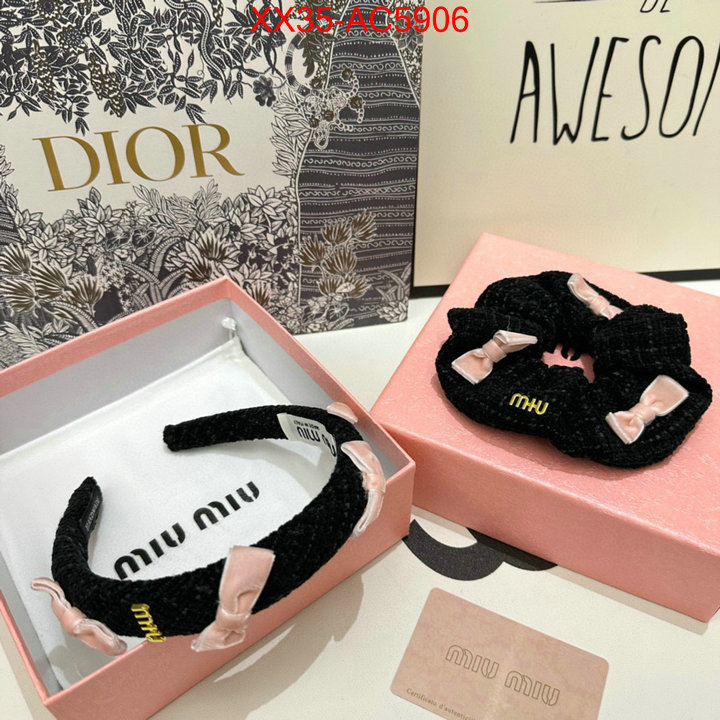 Hair band-MIU MIU online sale ID: AC5906 $: 29USD