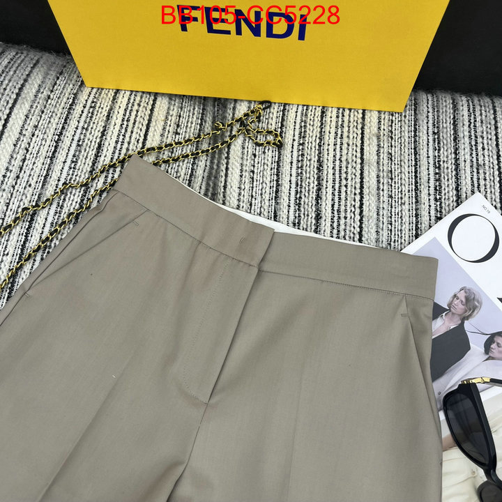 Clothing-Fendi knockoff highest quality ID: CC5228 $: 105USD