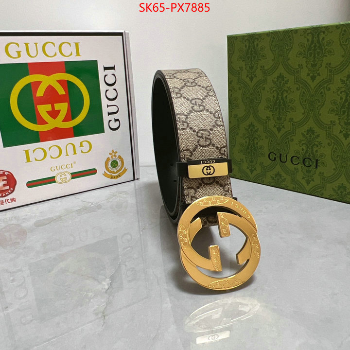 Belts-Gucci shop ID: PX7885 $: 65USD