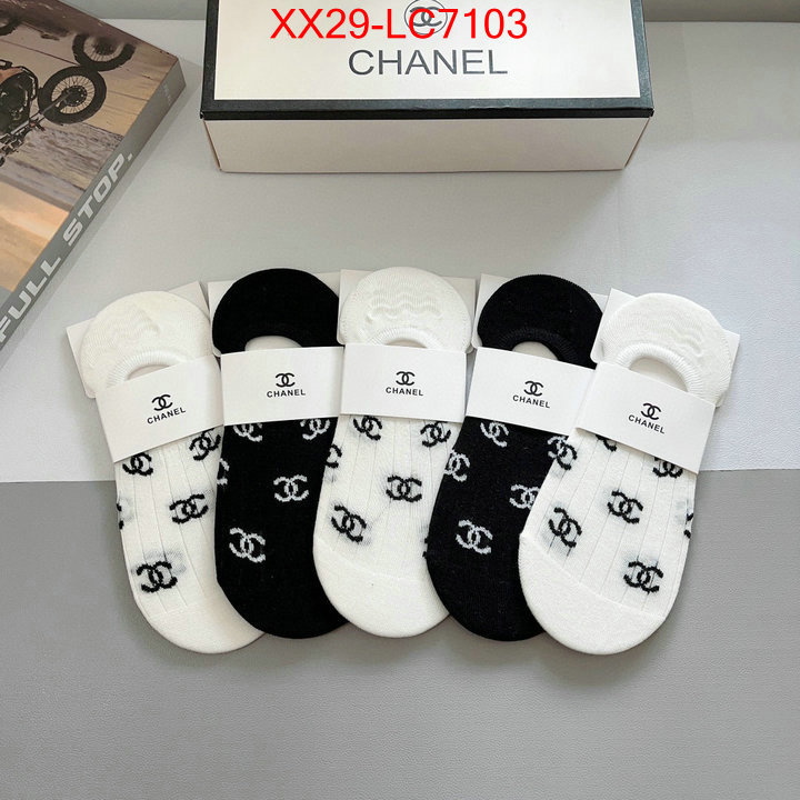 Sock-Chanel sale outlet online ID: LC7103 $: 29USD