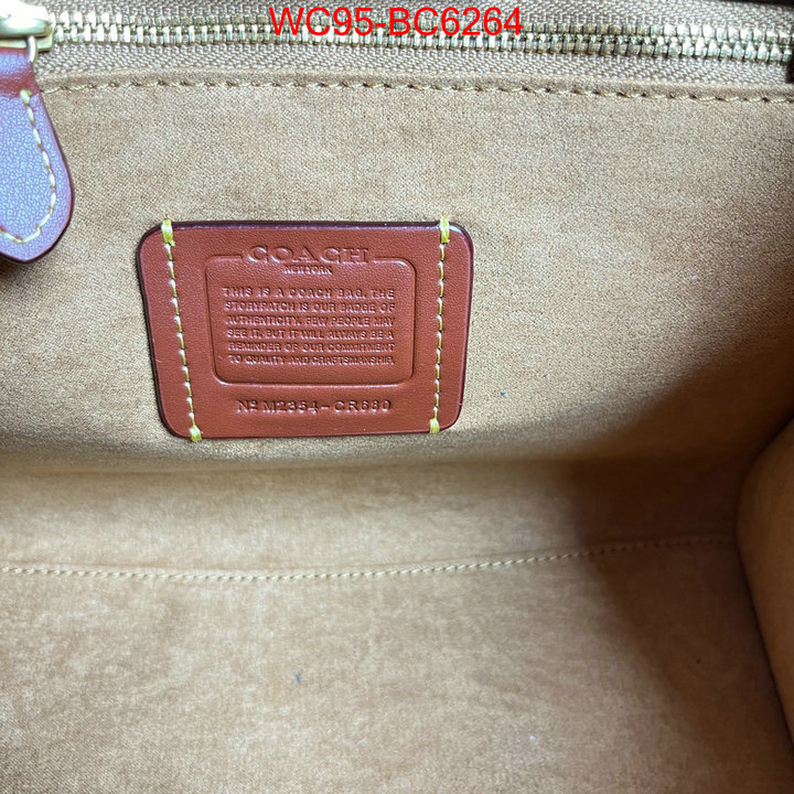 Coach Bags(4A)-Handbag- at cheap price ID: BC6264 $: 95USD,