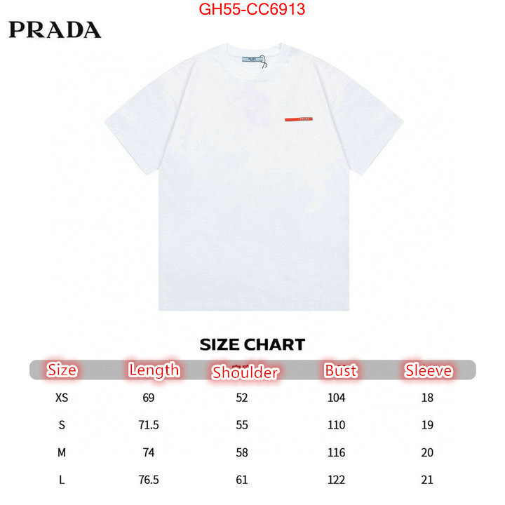 Clothing-Prada best website for replica ID: CC6913 $: 55USD