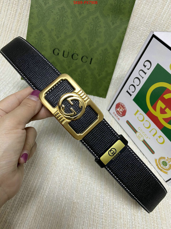 Belts-Gucci aaaaa+ replica ID: PX7908 $: 69USD