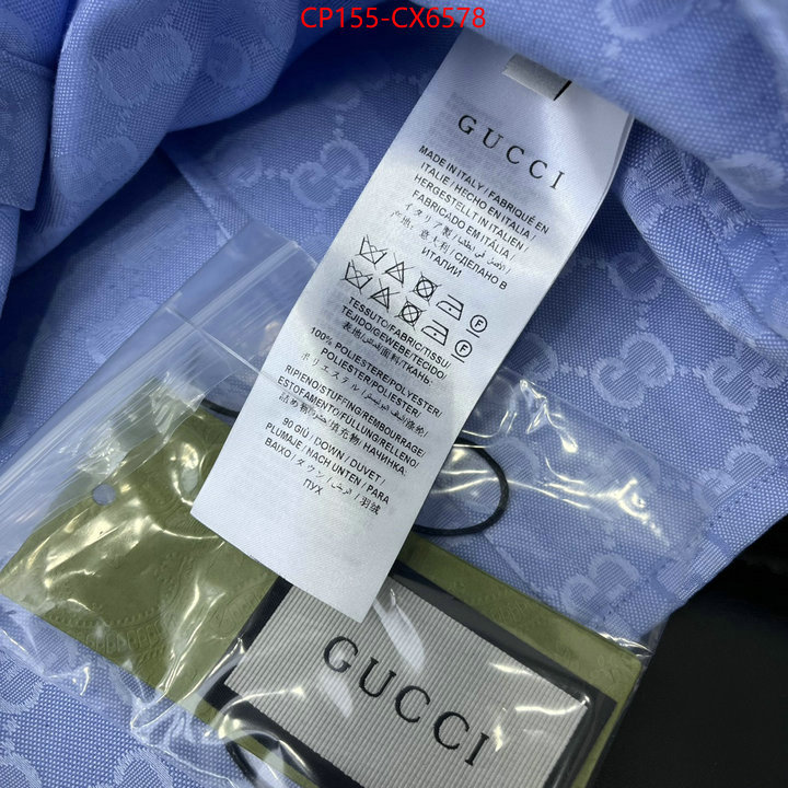 Clothing-Gucci highest product quality ID: CX6578 $: 155USD