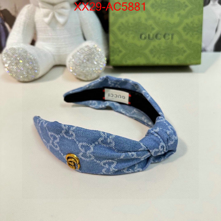 Hair band-Gucci fake ID: AC5881 $: 29USD