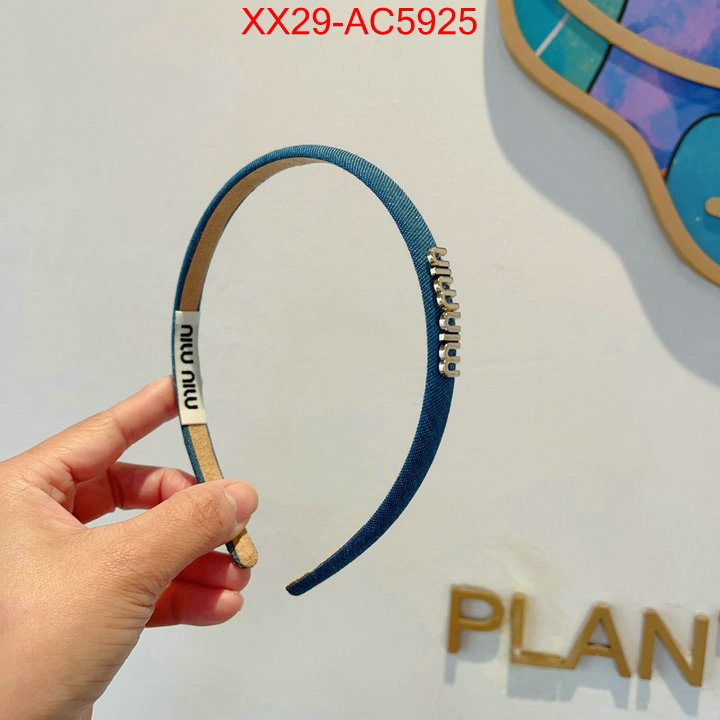 Hair band-MIU MIU buy aaaaa cheap ID: AC5925 $: 29USD