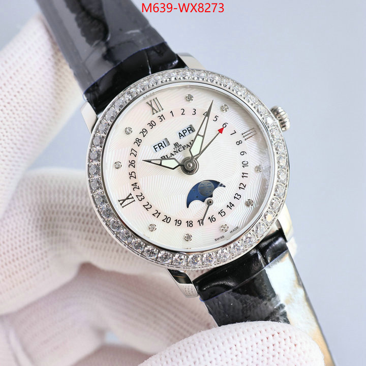 Watch(TOP)-Blancpain designer fake ID: WX8273 $: 639USD