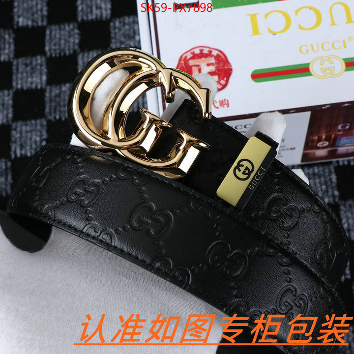 Belts-Gucci top 1:1 replica ID: PX7898 $: 59USD