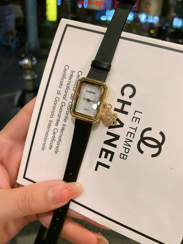 Watch(4A)-Chanel can i buy replica ID: WX8033 $: 99USD