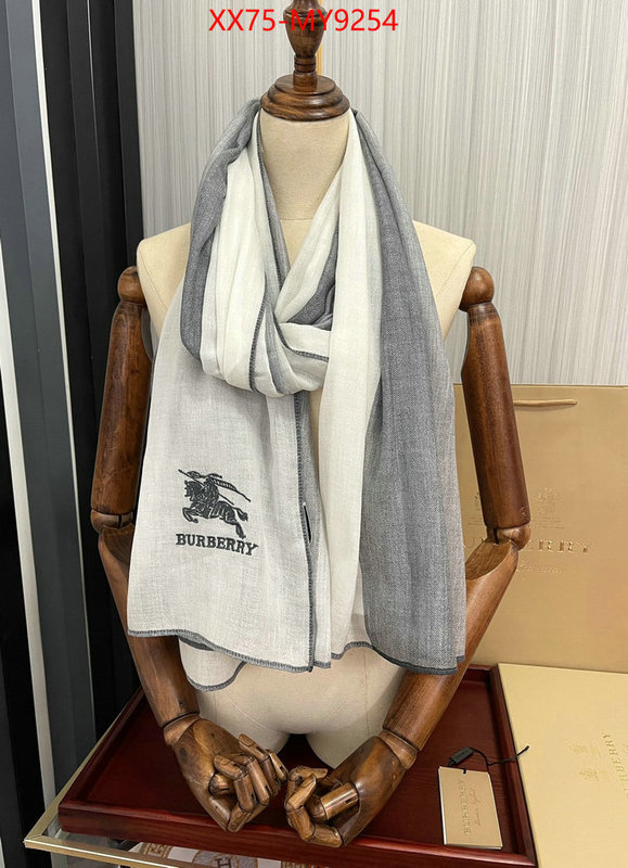 Scarf-Burberry replica shop ID: MY9254 $: 75USD