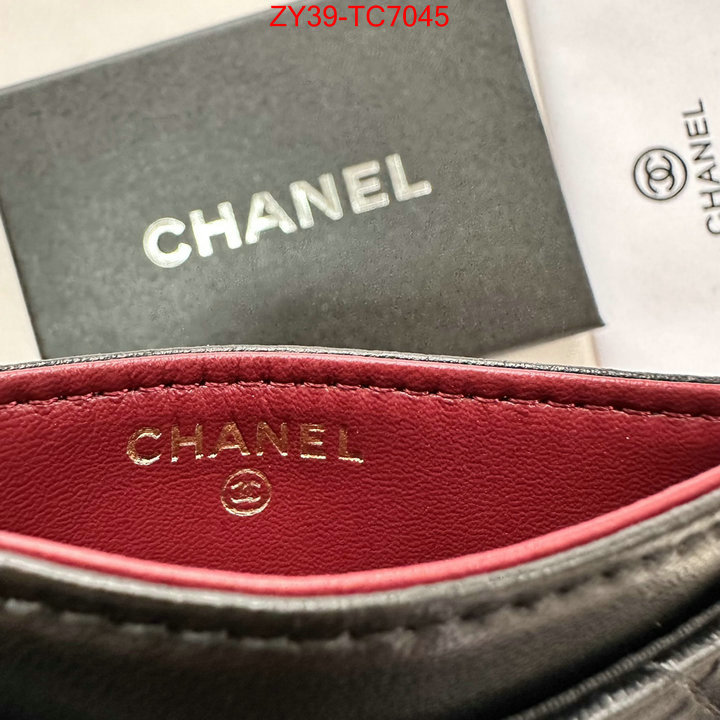 Chanel Bags(4A)-Wallet- top quality replica ID: TC7045 $: 39USD,