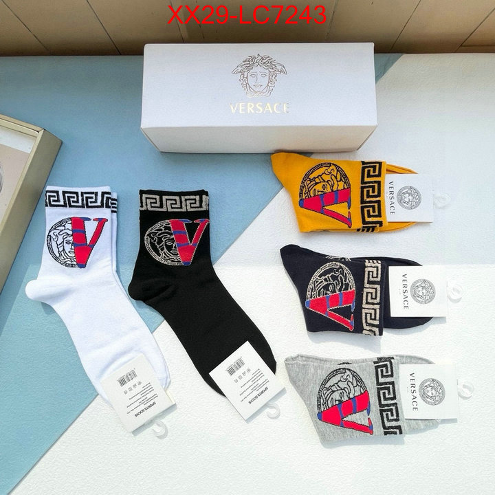 Sock-Versace buy best high-quality ID: LC7243 $: 29USD