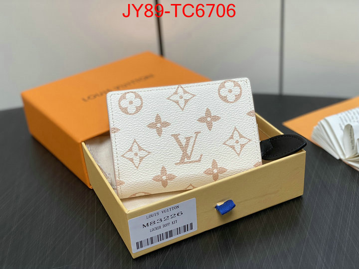 LV Bags(TOP)-Wallet replicas buy special ID: TC6706 $: 89USD,