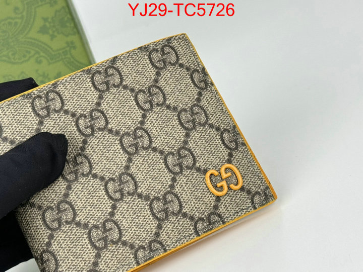 Gucci Bags(4A)-Wallet- best website for replica ID: TC5726 $: 29USD,