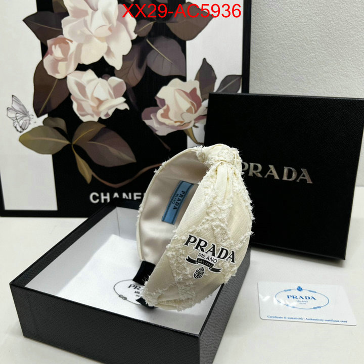 Hair band-Prada high quality ID: AC5936 $: 29USD