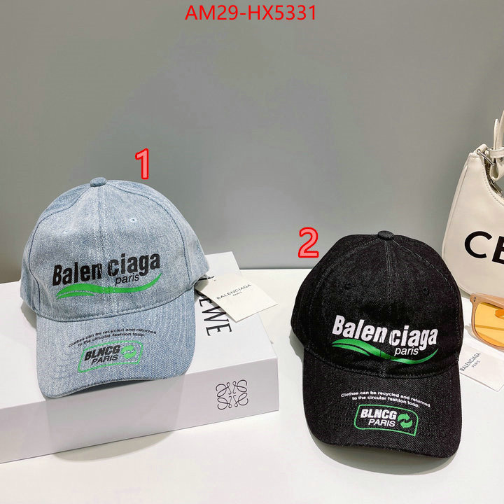 Cap(Hat)-Balenciaga where to buy fakes ID: HX5331 $: 29USD