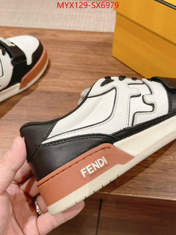 Men Shoes-Fendi 1:1 replica ID: SX6979 $: 129USD