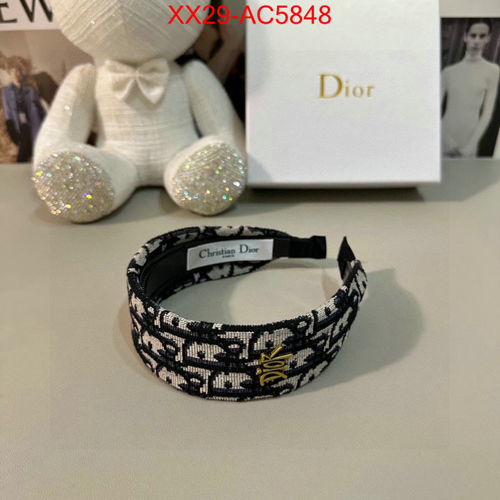 Hair band-Dior replica aaaaa+ designer ID: AC5848 $: 29USD