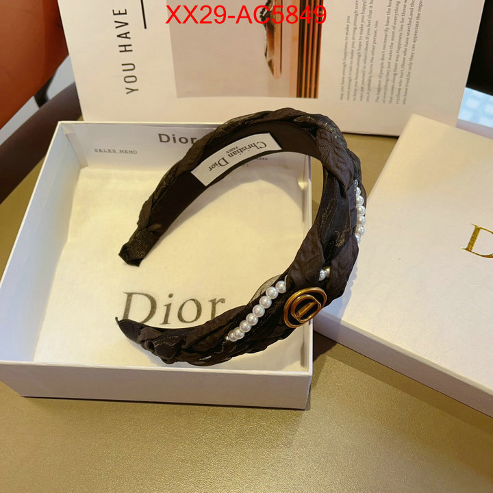 Hair band-Dior luxury 7 star replica ID: AC5849 $: 29USD