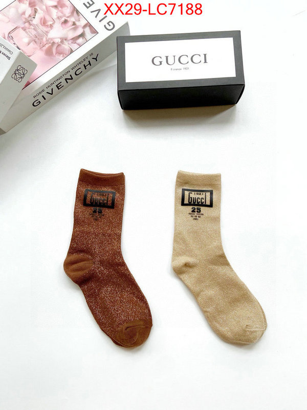Sock-Gucci high quality happy copy ID: LC7188 $: 29USD