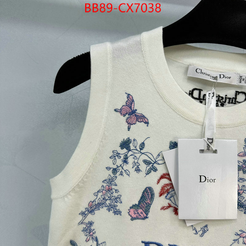 Clothing-Dior luxury 7 star replica ID: CX7038 $: 89USD