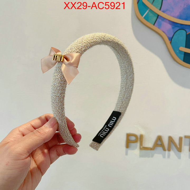 Hair band-MIU MIU replica 1:1 ID: AC5921 $: 29USD