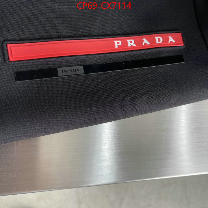 Clothing-Prada 2024 replica ID: CX7114 $: 69USD