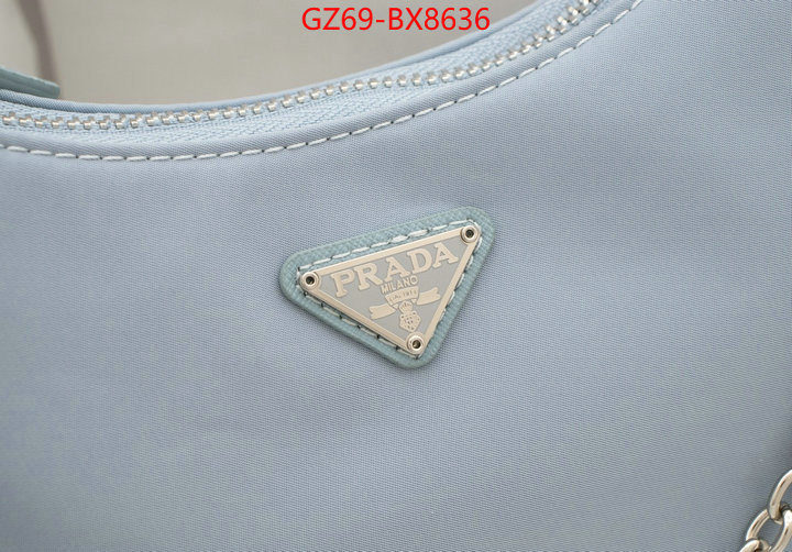 Prada Bags(4A)-Re-Edition 2005 china sale ID: BX8636 $: 69USD,