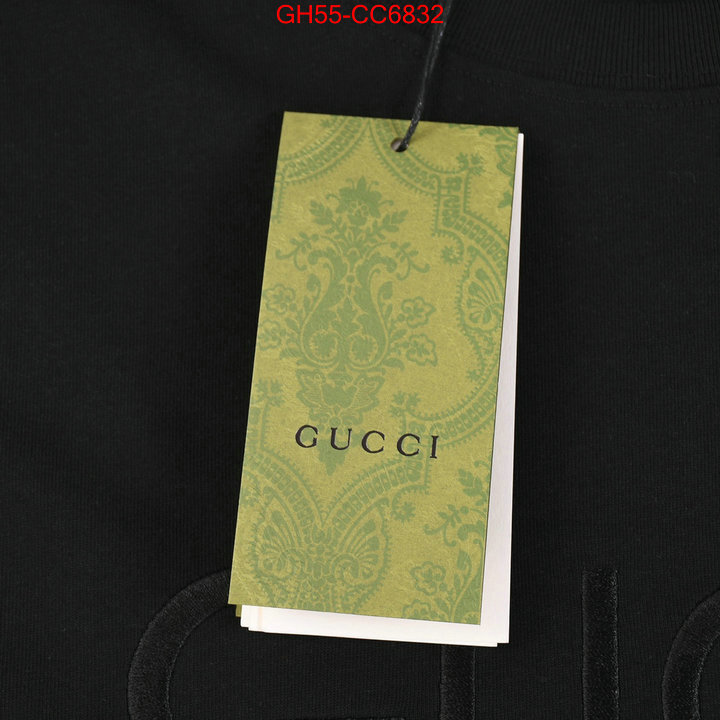 Clothing-Gucci where can i buy the best quality ID: CC6832 $: 55USD