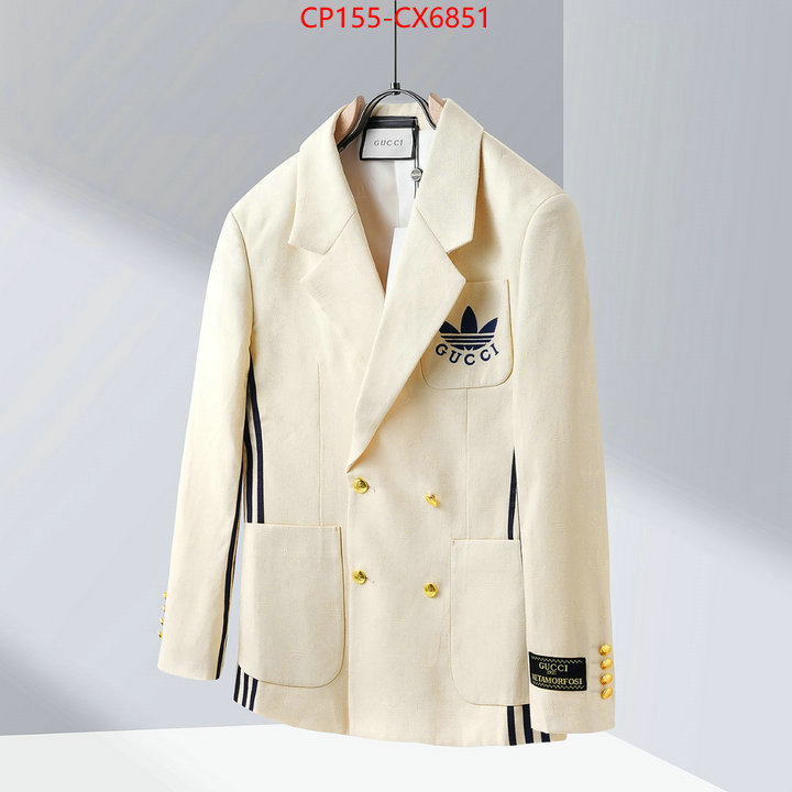 Clothing-Gucci best luxury replica ID: CX6851 $: 155USD