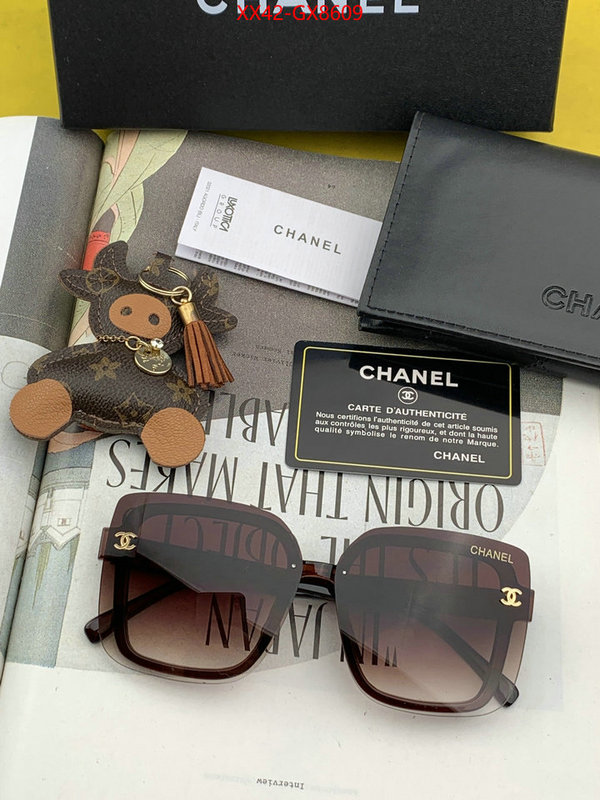 Glasses-Chanel same as original ID: GX8609 $: 42USD