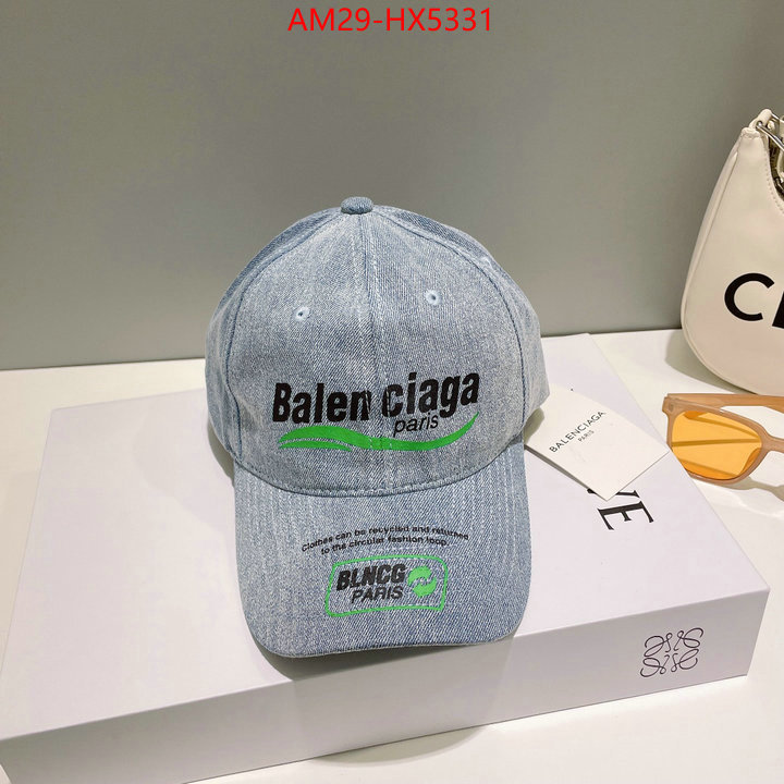 Cap(Hat)-Balenciaga where to buy fakes ID: HX5331 $: 29USD