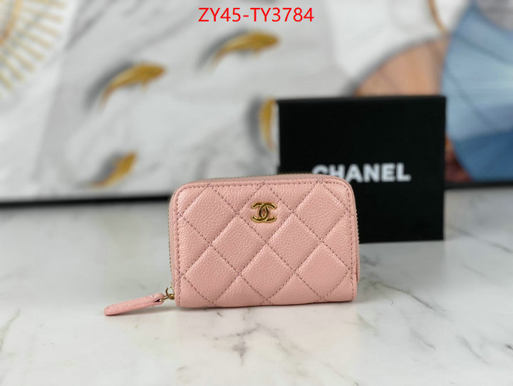 Chanel Bags(4A)-Wallet- top quality replica ID: TY3784 $: 45USD,