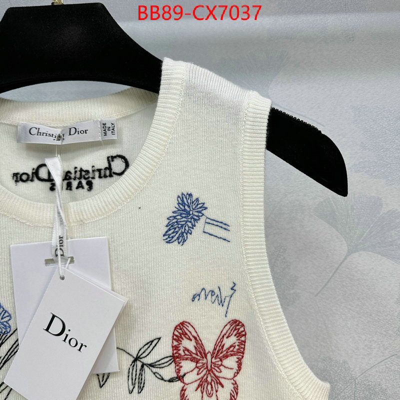 Clothing-Dior replica aaaaa+ designer ID: CX7037 $: 89USD