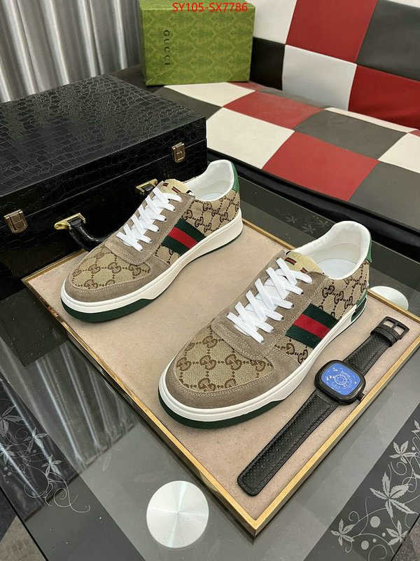 Men Shoes-Gucci knockoff highest quality ID: SX7786 $: 105USD