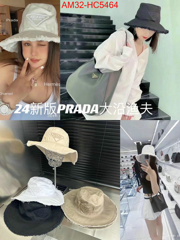 Cap (Hat)-Prada buy high quality cheap hot replica ID: HC5464 $: 32USD