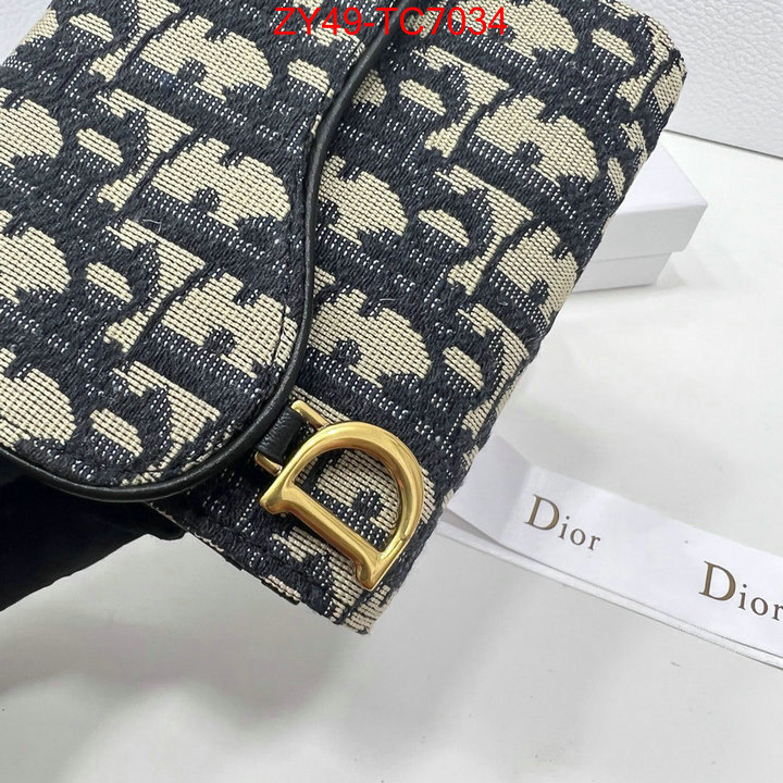 Dior Bags(4A)-Wallet- for sale online ID: TC7034 $: 49USD,