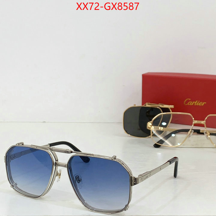 Glasses-Cartier top 1:1 replica ID: GX8587 $: 72USD