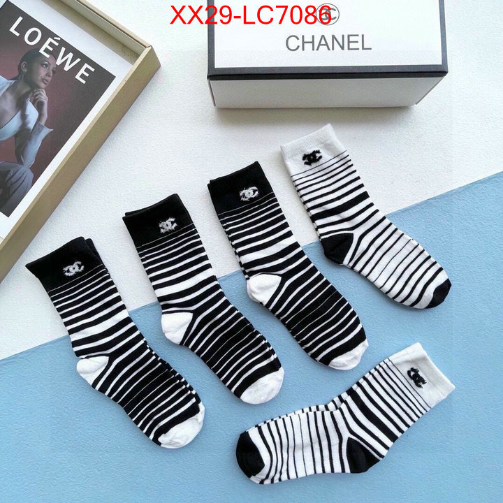 Sock-Chanel designer 1:1 replica ID: LC7086 $: 29USD