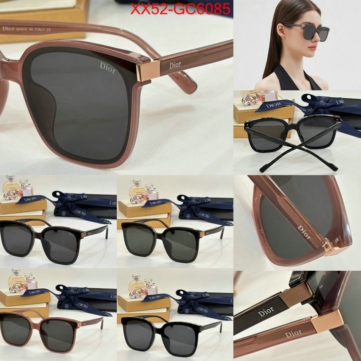 Glasses-Dior same as original ID: GC6085 $: 52USD