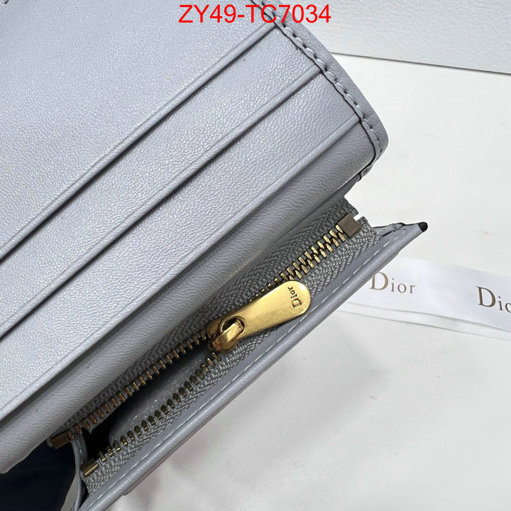 Dior Bags(4A)-Wallet- for sale online ID: TC7034 $: 49USD,