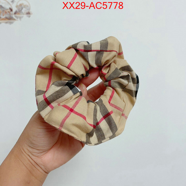 Hair band-Burberry luxury cheap replica ID: AC5778 $: 29USD