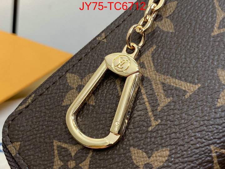 LV Bags(TOP)-Wallet replica aaaaa+ designer ID: TC6712 $: 75USD,