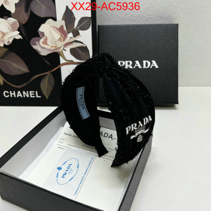 Hair band-Prada high quality ID: AC5936 $: 29USD