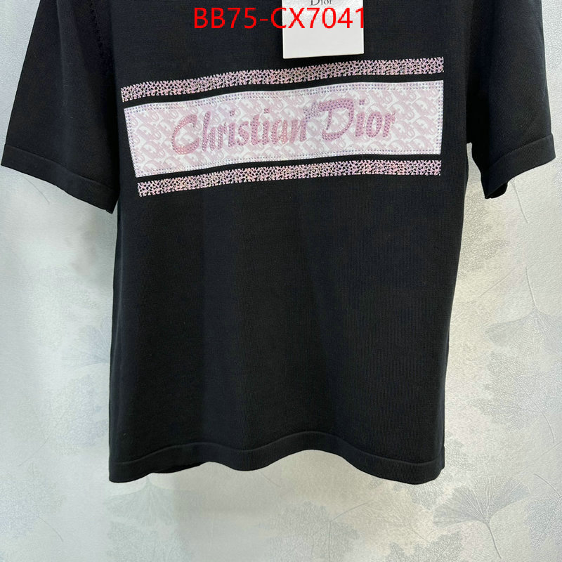 Clothing-Dior online sales ID: CX7041 $: 75USD