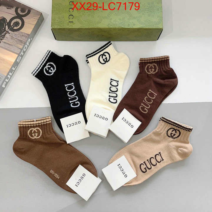 Sock-Gucci high quality online ID: LC7179 $: 29USD