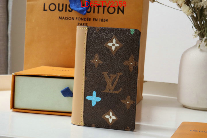 LV Bags(TOP)-Wallet designer fake ID: TV2356 $: 65USD,