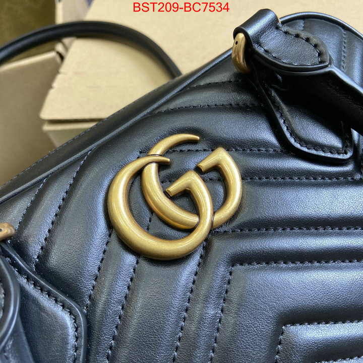 Gucci Bags(TOP)-Marmont customize the best replica ID: BC7534 $: 209USD,