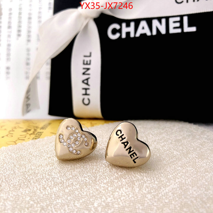 Jewelry-Chanel 2024 replica wholesale cheap sales online ID: JX7246 $: 35USD